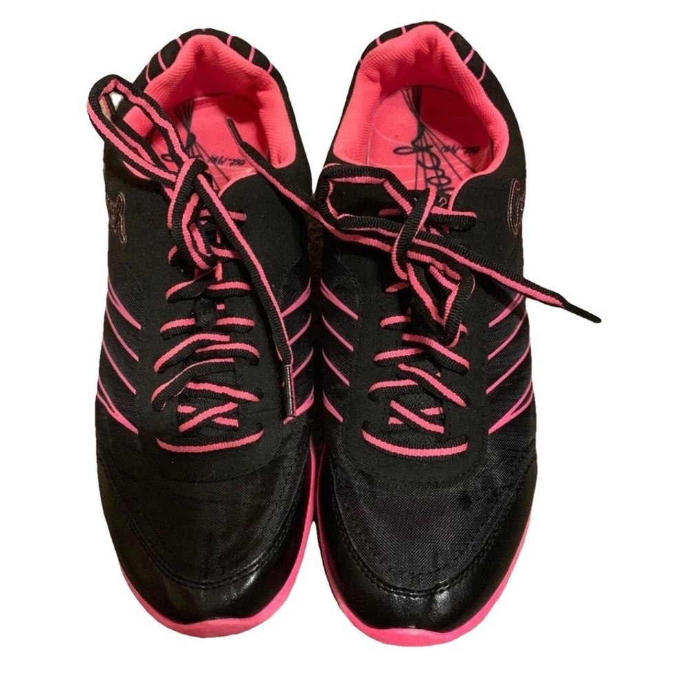 COACH Darla Women’s Sz 8.5 Black and Pink Women's Athletic Tennis Shoes GUC